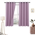 thumbnail image 1 of Cortinas Blackout 275cm Ancho X 160cm Alto - En 2 Páneles (Violeta), 1 of 1