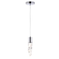 Bethel International LED Pendant Chrome Metal & Crystal