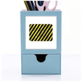 thumbnail image 1 of Logo Black And Yellow Strips No Stepping Desk Supplies Organizer Pen Holder Card, 1 of 3