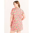 thumbnail image 2 of Joyspun Women's Dreamy Soft Collection Sleepshirt with Short Sleeves, Sizes S/M-2X/3X, 2 of 6