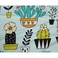 thumbnail image 5 of oneOone Polyester Spandex Sky Blue Fabric Cactus Craft Projects Decor Fabric Printed By The Yard 56 Inch Wide-5J, 5 of 5
