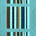 thumbnail image 1 of Ahgly Company Indoor Square Abstract Light Blue Contemporary Area Rugs, 5' Square, 1 of 4