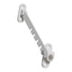 thumbnail image 2 of Cerradura de seguridad para ventanas, cerraduras ajustables para ventanas corredizas, herrajes, limitador de ventana de metal Blanco, 2 of 9