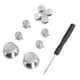 thumbnail image 1 of Controlador de juego Botones de aleación de aluminio Juego de palanca de pulgar Piezas de repuesto para PS4Plata, 1 of 8