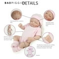 BadPiggies 11" Newborn Reborn Baby Doll Nontoxic Realistic Lifelike