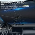 thumbnail image 6 of IMossad Car Windshield Sun Shade UV Rays and Heat Sun Visor Protector Foldable Reflector Umbrella brella Shield, 6 of 9