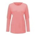 thumbnail image 5 of Kayannuo Womens Tops Long Sleeve Fall Women Long Sleeve Casual Loose Fit Tunic Tops With Pockets Crewneck Sweatshirts, 5 of 6