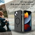 thumbnail image 5 of Dteck Case for iPhone 15 Plus Compatible with MagSafe, Military Grade Drop Rugged Protection Shockproof Protective Tough Phone Magnetic Cover for iPhone 15 Plus,Black, 5 of 7