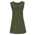 thumbnail image 6 of Diufon Womens Athletic Dress Summer Sleeveless Crewneck Golf Tennis Dresses Mini Dress Built in Shorts, 6 of 7