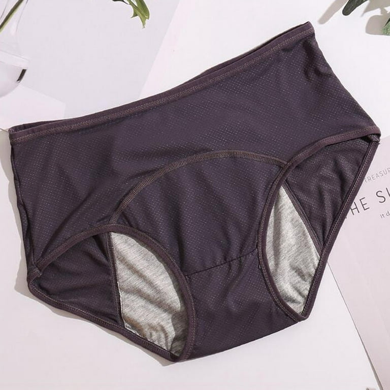 Aoochasliy Underwear for Womens Clearance Leak Proof Menstrual Period  Panties Plus Size Brief Physiological Waist Pants