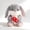 Gray, variant on Cartoon Cute Mushroom Bunny Stuffed Animal Doll-9.4in Soft Rabbit Plush Toy Accompany Partner