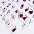 thumbnail image 4 of 10 hojas de pegatinas para decoración de uñas, suministros autoadhesivos para decoración de diseños de uñas, 4 of 6