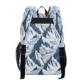 thumbnail image 3 of Ttyddzy Clear Backpack Heavy Duty PVC Transparent Backpack for College Workplace, Blue Peaks, 3 of 8