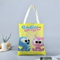 thumbnail image 2 of Funny GooGoo & GaaGaa Baby Bolso de tela con estampado de lienzo para mujer, bolsa de compras reutilizable y estética, con cremallera interior, regalo para mujer,40*40cm., 2 of 6