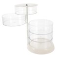 thumbnail image 4 of Clear Jewelry Organizer Multi-layer Rotatable Storage Box Hair Clip Hair Tie Organizer, 4 of 9