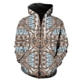 thumbnail image 1 of Sudadera con capucha y cremallera para hombre, estilo nacional retro, con estampado 3D, divertida, estilo hip hop, informal, para adolescentes, estilo Harajuku, gran oferta de moda 2024, 1 of 6