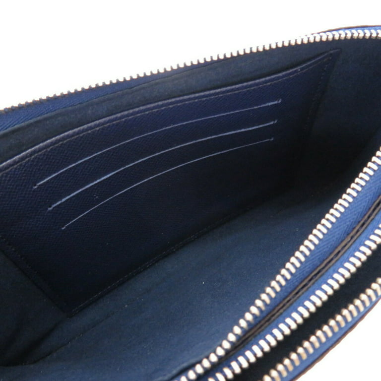 Louis Vuitton Monogram Giant LV Escale Zippy Wallet Long Blue with