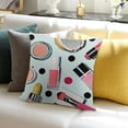 thumbnail image 3 of BANET Bed or Sofa Pillows Case, Makeup Perfumes Series Pillow Cases Modern Design Patterns for Couch/Bed/Sofa 20x20in, 3 of 5