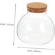 thumbnail image 5 of 8 pcs Candy Garden Jar Round Home Landscape Container Stopper Globe Cork Cm Ecological for Cloche Small Glass Jars Spherical Ball Bottle Micro DIY Moss Micro-landscape, 5 of 5