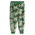 thumbnail image 3 of John Deere Baby Boys' 2-Piece Fleece Sweatshirt and Pants Set Green Camo Tractors, 3 of 4