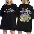 thumbnail image 3 of Summer Cotton T-Shirt Korn Cartoon Rock Band Music Album Fashion Printing High Quality Casual Short Sleeve Cute Ladies Clothing, 3 of 5