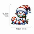 thumbnail image 2 of J Acrylic 2D Snowman Letter Hanging Decoration, Christmas Tree Ornament For Holiday Party, 2 of 6