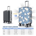 thumbnail image 5 of Haiem Funny Chicken Luggage Cover Printed Suitcase Covers for Luggage Elastic Washable Suitcase Protector Fits 18-32 Inch Luggage-Large, 5 of 8