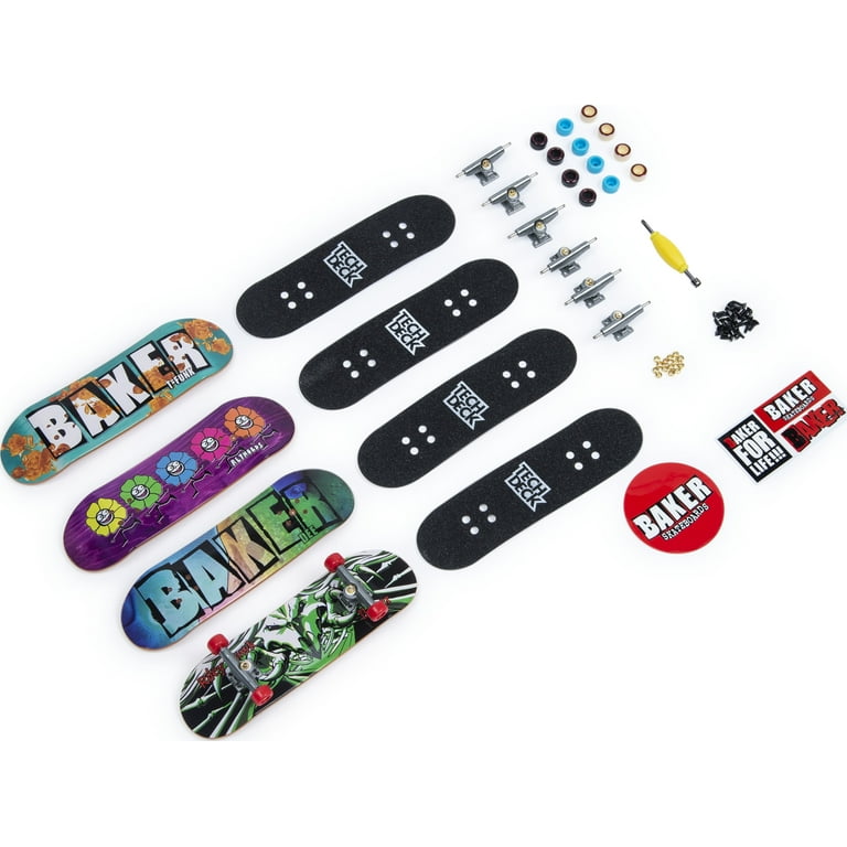 Tech Deck, Ultra DLX 4-Pack Fingerboards (Styles Vary) - Walmart.com