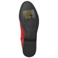 thumbnail image 4 of Forever Women Flat Heel Slouchy Mid-Calf Basic Light Weight Boots Side Zipper Hidden Elastic Opening GENTLE-61 Hot Red PU 5, 4 of 4