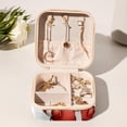 thumbnail image 6 of Christmas Travel Portable Square Jewelry Box - Bracelet Holder and Jewelry Stand - Ideal for Rings, Earrings, Necklaces, and Bracelets - Suitable for Girls and Women, 6 of 6