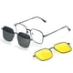 thumbnail image 5 of Gafas de sol polarizadas con un espejo, gafas magnéticas antiultravioleta de tres usos que pueden coincidir con el número de gafas de sol, gafas para miopía, 5 of 5