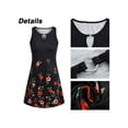 thumbnail image 2 of DYMADE Women's Floral Sleeveless Round Neck Tank Dress, 2 of 5