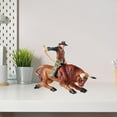 thumbnail image 6 of Simulation Farm Model Handpainted for Collections Architecture Model Diorama Orange Cow attack, 6 of 8