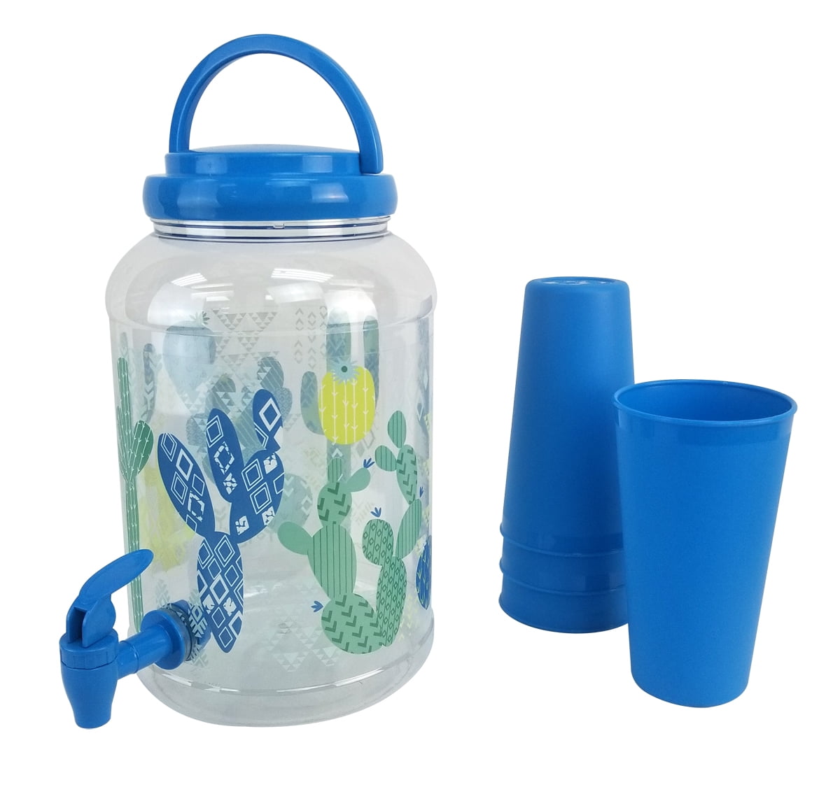 Mainstays Cactus Sun Tea Jar 5 Piece Walmart Com Walmart Com