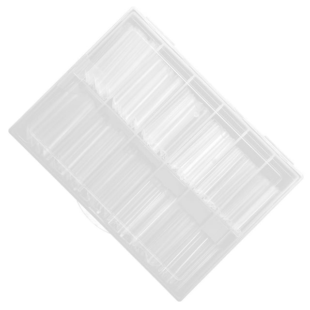 Clear Nail Tips, 240Pcs ABS Curve Nail Tips Transparent Lightweight Portable For Lengthen Nails Phototherapy Nails Nail Learning