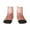 1 Black, variant on Pig'S Tail Pattern Quarter Crew Socks,Toe Seamed Ankle Socks,Cotton Cushioned Breathable Athletic Crew Sports Socks