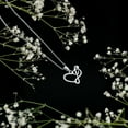 thumbnail image 6 of Rosec Jewels Natural Diamond Heart Pendant Chain with Music Note - HI-SI Quality - Ready to Gift for Valentines Day, 925 Sterling Silver, 6 of 8