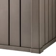 thumbnail image 4 of Dextrus 51 Gallon Weatherproof Resin Deck Box, Lockable Outdoor Storage Container, Multi-Purpose Patio Storage Bin for Package Delivery, Garden Tools, Pool Accessories and Outdoor Cushions, Taupe, 4 of 9