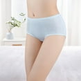 thumbnail image 5 of B91xZ String sous-Vêtements pour Femmes Bikini en Coton Respirant, Bleu TG, 5 of 5