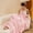 Pink24, variant on Iumwxz Flannel Blanket with Button Closure, Wearable Shawl Wrap for Adults, Thickened Polyester Spandex Fabric for Warmth, 100x140cm Size for Home Lounge, Outdoor Events, Travel and Office Use