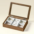 thumbnail image 2 of Mini Jewelry Box with Transparent Lid and Soft Lining, 2 of 3