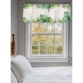 thumbnail image 3 of Tropical Palm Leaf Curtain Valances for Windows, Summer Rustic Botanical Leaves Kitchen Valance Window Treatment, Light Filtering Block Curtains for Bathroom/Bedroom/Living Room 60'' x 18'', 3 of 9