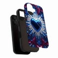 thumbnail image 3 of Vibrant Artistic Heart Metallic Gradient Protective Case Compatible with iPhone 11/12/13/14/15/16 (Pro Max/Plus), 3 of 9