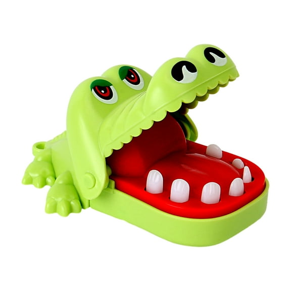 BAELLERT Fun Finger Biting Crocodile Toy Interactive Game Unique Portable Novelty Mini Keychain Pendant for Kids