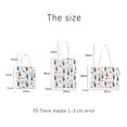 thumbnail image 4 of Bolso grande de PVC ecológico, duradero, impermeable, para mujer, para verano, para playa, reutilizable, con dibujos animados, 4 of 5