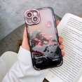 thumbnail image 1 of Funda de teléfono transparente con paisaje de pintura al óleo Vintage para iPhone 14 Pro Max 11 12 13 Pro Max XR XS Max 7 8 Plus X parachoques suave a prueba de golpes Tan Jianjun unisex, 1 of 2