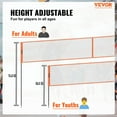 thumbnail image 2 of BENTISM 4-Way Volleyball Net ,Four Square Badminton Net Adjustable Heights- Backyard & Beach Game Set w/ Volleyball Ball & Carry Bag & Pump for Adults Kids, Quick Assemble, 2 of 9