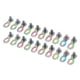 thumbnail image 1 of Eslabón Faltante De Bicicleta, Conectores De Eslabones De Cadena De Bicicleta, Corte CNC De Color Resistente Al Desgaste Para Reemplazo, 1 of 7