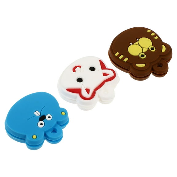 HEMOTON 3Pcs Tennis Racket Vibration Dampeners with Attractive Animal Patterns for Effective Shock