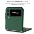 thumbnail image 7 of Galaxy Z Flip 3 Case and Cover, Allytech Magnetic Ring Holder Slim Matte PC All-Inclusive Protection Kickstand Case for Samsung Galaxy Z Flip 3 (5G), Darkgreen, 7 of 7